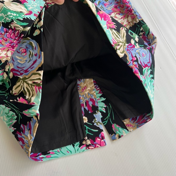 J Crew Women’s Floral Watercolor Pencil Skirt Lined Slit Size 00 (AU 8) NWT - Picture 9 of 12